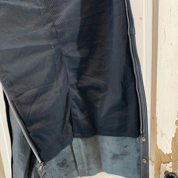 Zony Inc Black Leather Chaps - Picture 12 of 16